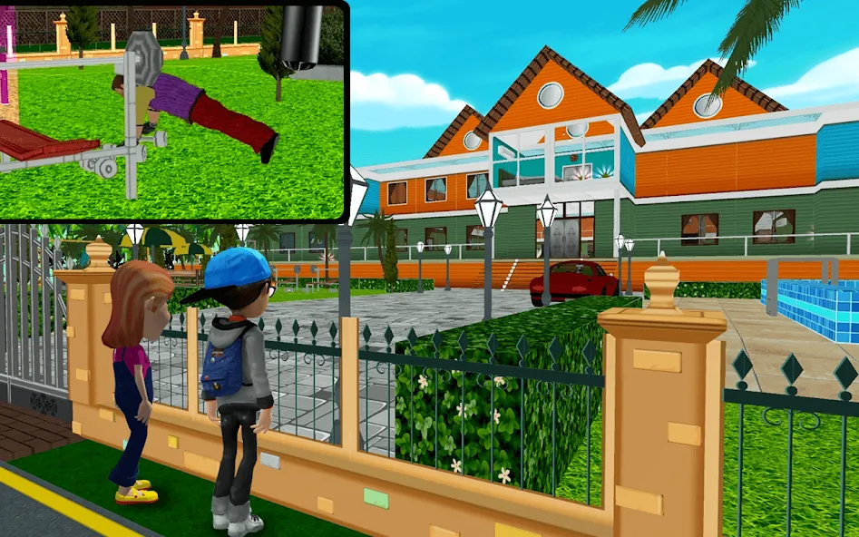 Scary Neighbor Strange Teacher [MOD: безлимитные деньги и открыты все уровни] Screenshot 4