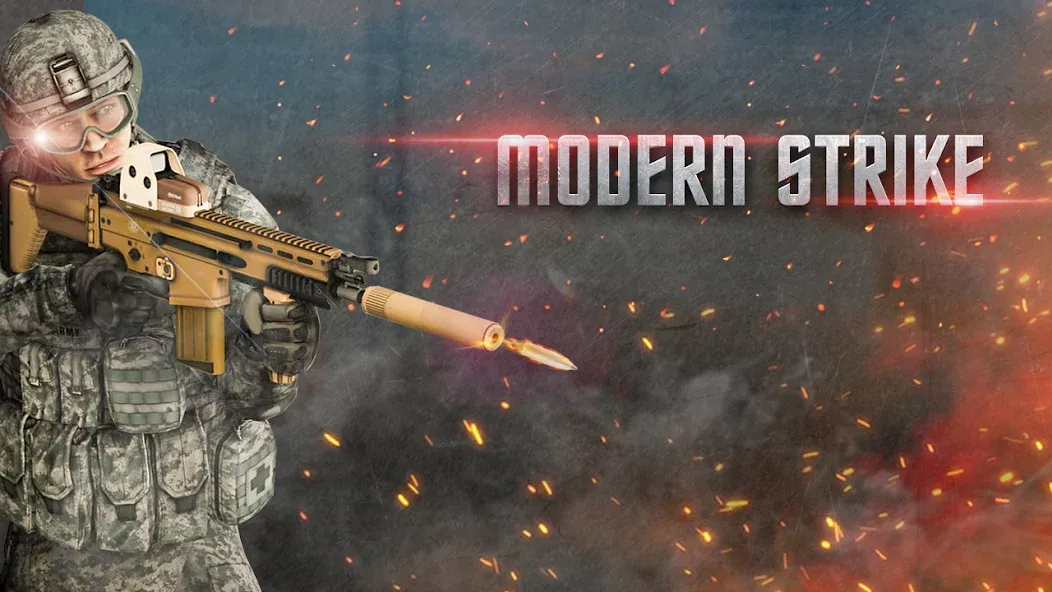 Modern Commando FPS Army Games [MOD: безлимитные деньги и оружие] Screenshot 1