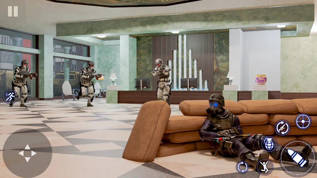 Modern Commando FPS Army Games [MOD: безлимитные деньги и оружие] Screenshot 2