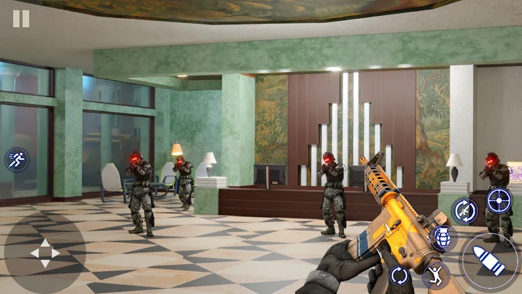 Modern Commando FPS Army Games [MOD: безлимитные деньги и оружие] Screenshot 4