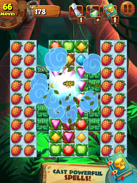 Jungle Mash [MOD: безлимитные монеты и жизни] Screenshot 1