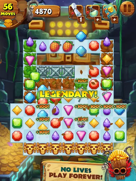 Jungle Mash [MOD: безлимитные монеты и жизни] Screenshot 2