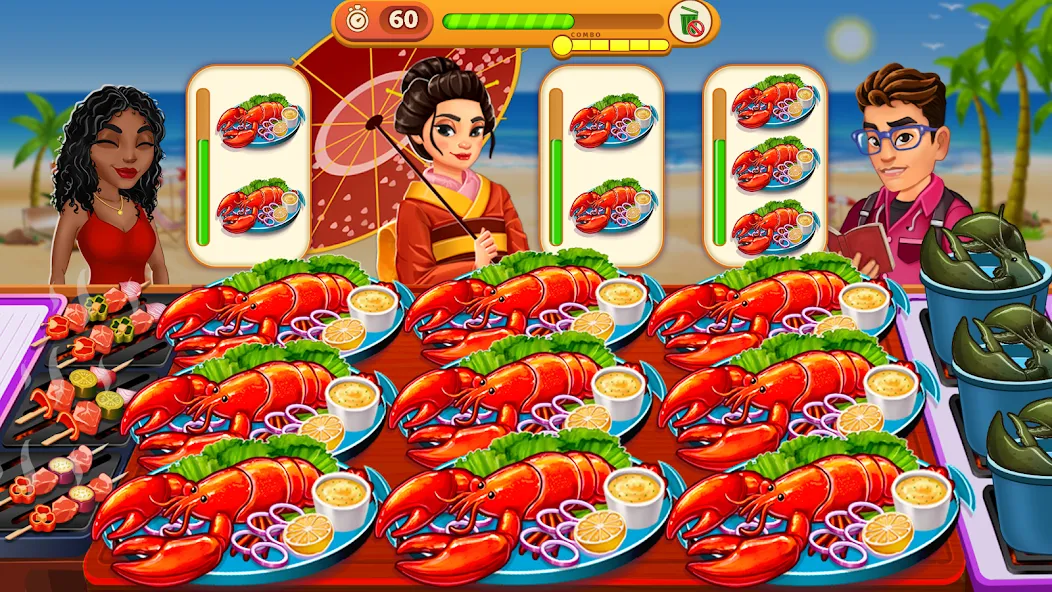 Cooking Max: Restaurant Games [MOD: безлимитные монеты и все уровни открыты] Screenshot 2
