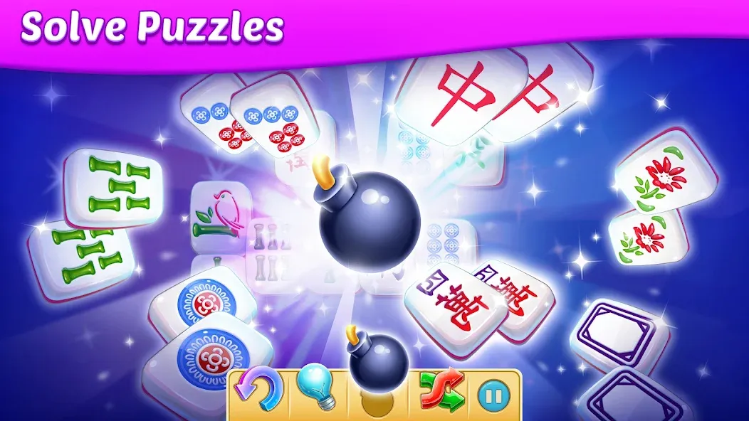 Mahjong City Tours: Tile Match [MOD: безлимитные деньги и открыты все уровни] Screenshot 4