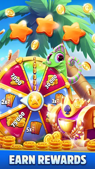 Solitaire Showtime [MOD: безлимитные монеты и подсказки] Screenshot 2
