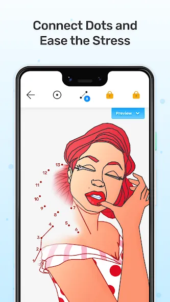 Dot to Dot : Connect the Dots [MOD: без рекламы и все уровни открыты] Screenshot 3
