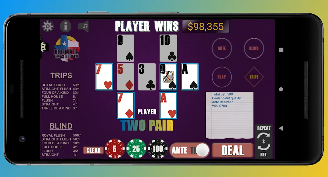 Texas Ultimate Holdem [MOD: безлимитные фишки и быстрые выигрыши] Screenshot 3