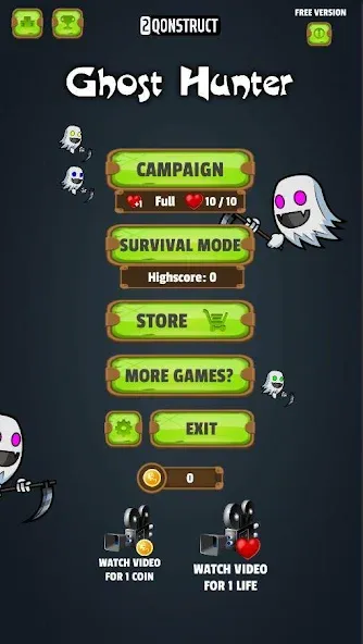 Ghost Hunter [MOD: безлимитные патроны и усиленное оружие] Screenshot 1