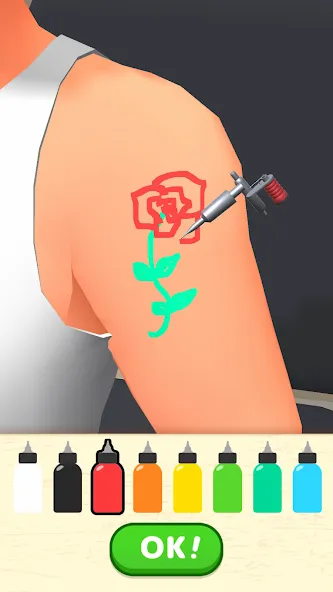 Dream Tattoo [MOD: безлимитные деньги и все татуировки] Screenshot 1