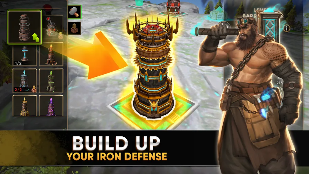 Clash of Beasts: Tower Defense [MOD: безлимитные ресурсы и усиленные башни] Screenshot 3