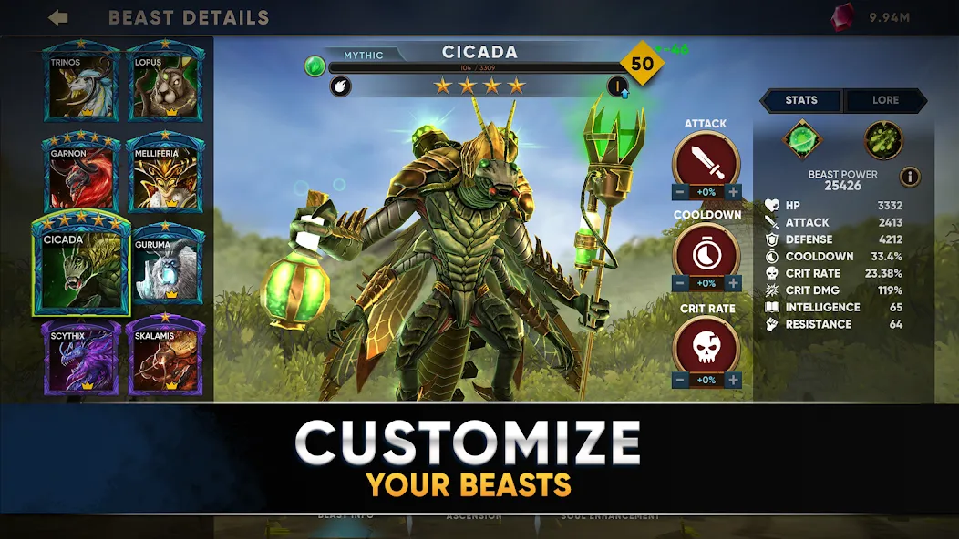 Clash of Beasts: Tower Defense [MOD: безлимитные ресурсы и усиленные башни] Screenshot 4
