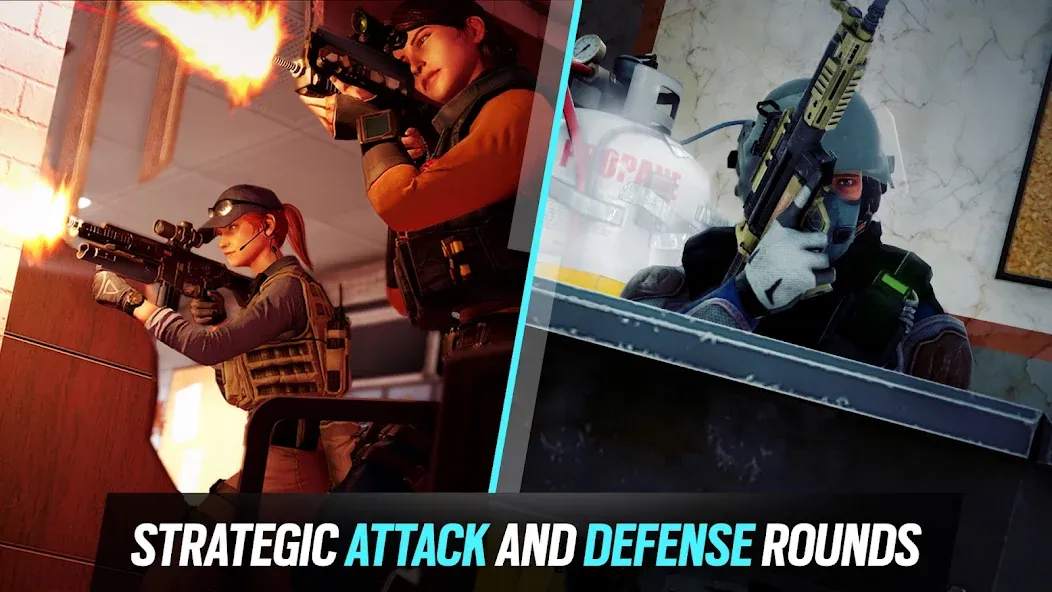 Rainbow Six Mobile [MOD: безлимитные ресурсы и открытые агенты] Screenshot 2