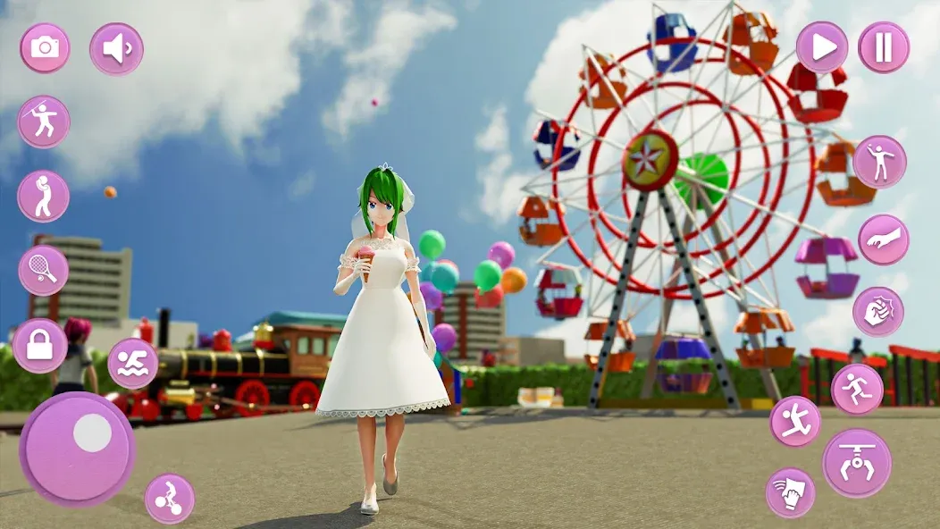 Anime School Girl Simulator 3D [MOD: безлимитные деньги и всё открыто] Screenshot 1