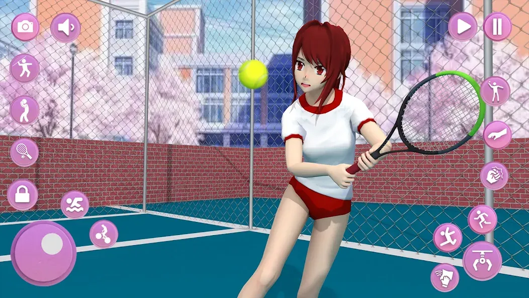 Anime School Girl Simulator 3D [MOD: безлимитные деньги и всё открыто] Screenshot 2