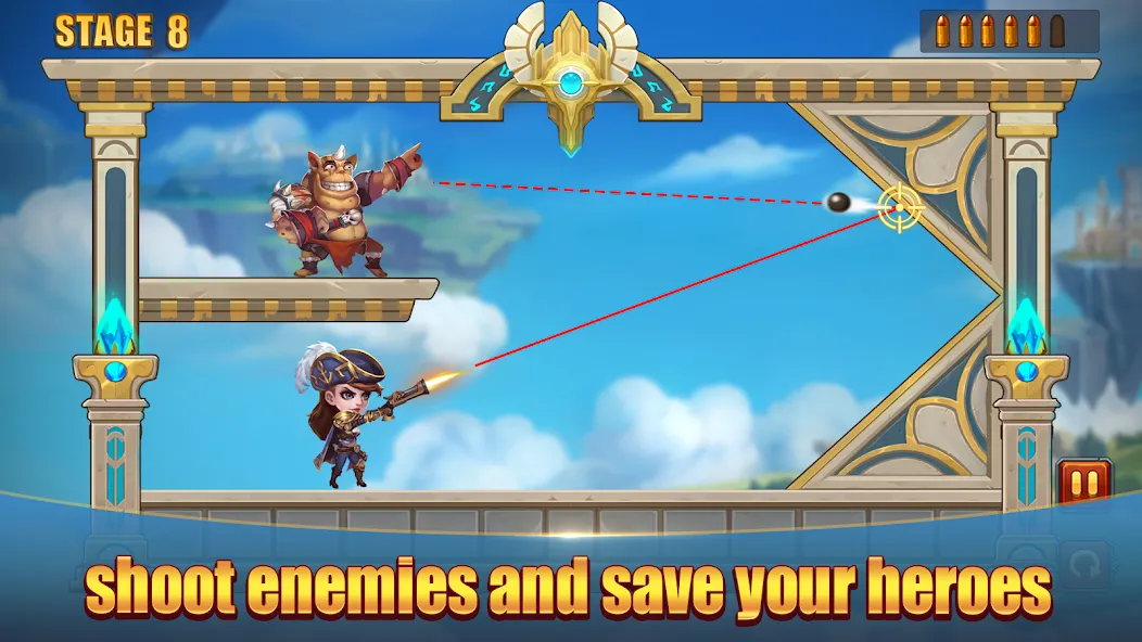 Heroes Charge [MOD: безлимитные ресурсы и усиленные герои] Screenshot 1