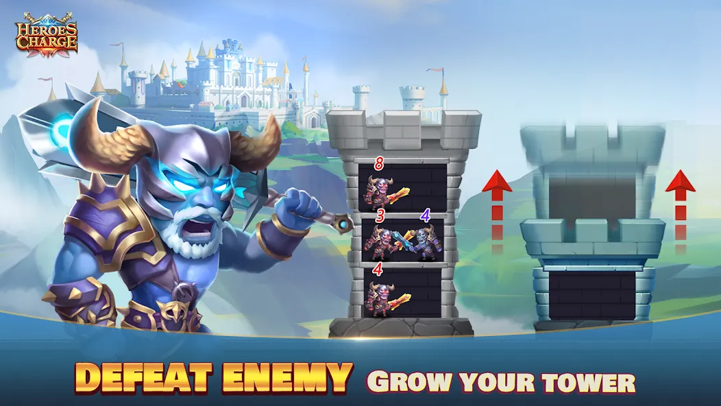Heroes Charge [MOD: безлимитные ресурсы и усиленные герои] Screenshot 3
