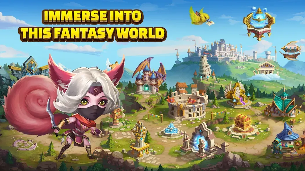 Heroes Charge HD [MOD: безлимитные ресурсы и усиленные герои] Screenshot 2
