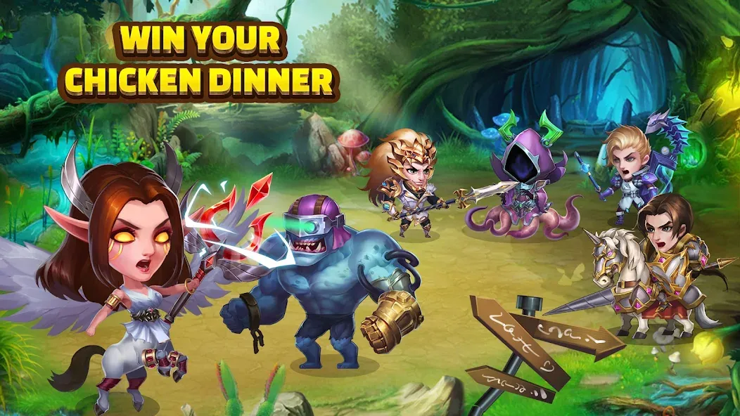 Heroes Charge HD [MOD: безлимитные ресурсы и усиленные герои] Screenshot 3