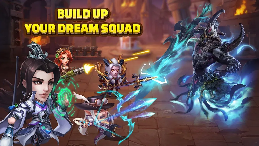 Heroes Charge HD [MOD: безлимитные ресурсы и усиленные герои] Screenshot 5