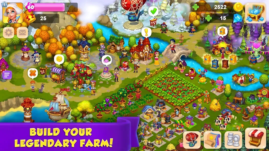 Royal Farm [MOD: безлимитные монеты и ресурсы] Screenshot 1