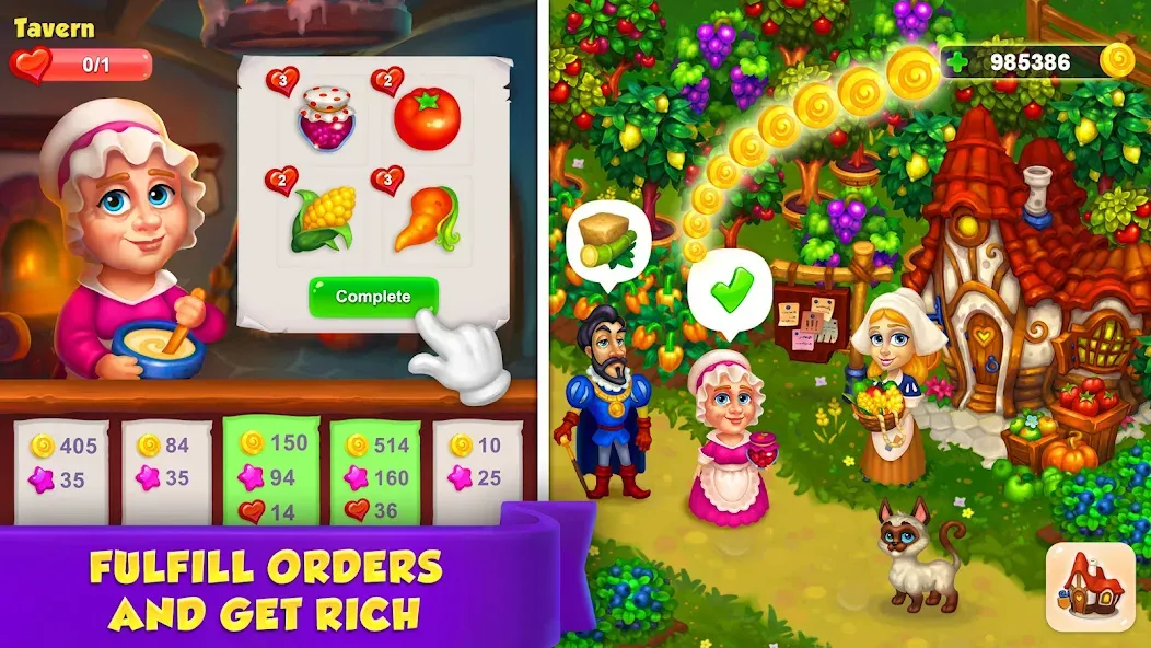 Royal Farm [MOD: безлимитные монеты и ресурсы] Screenshot 3