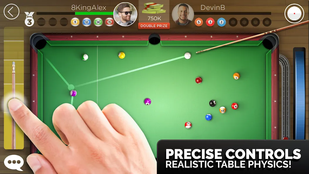 Kings of Pool - Online 8 Ball [MOD: безлимитные монеты и открыты все кии] Screenshot 2