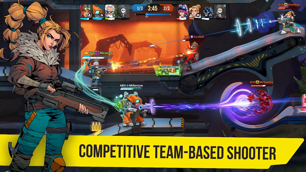 SquadBlast [MOD: безлимитные ресурсы и улучшенное оружие] Screenshot 1