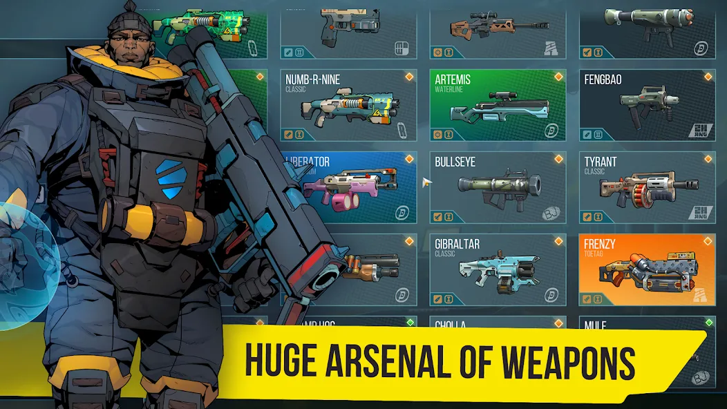 SquadBlast [MOD: безлимитные ресурсы и улучшенное оружие] Screenshot 3