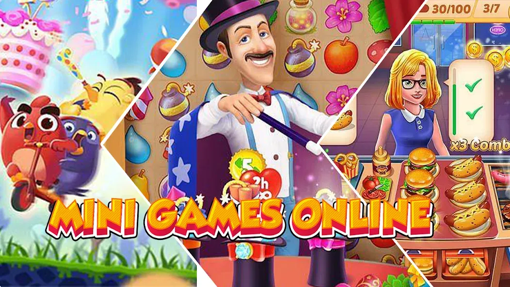 Mini Games Online [MOD: без рекламы, открыты все мини-игры] Screenshot 1