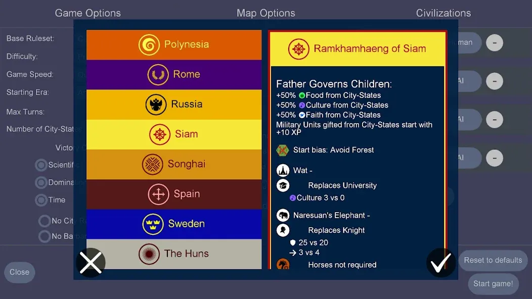 Unciv [MOD: безлимитные ресурсы и открыты все технологии] Screenshot 5