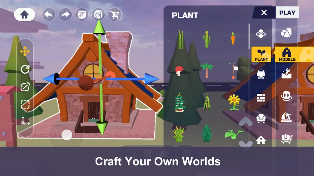 Uni - Craft your world [MOD: крафт без ограничений и ресурсов] Screenshot 1