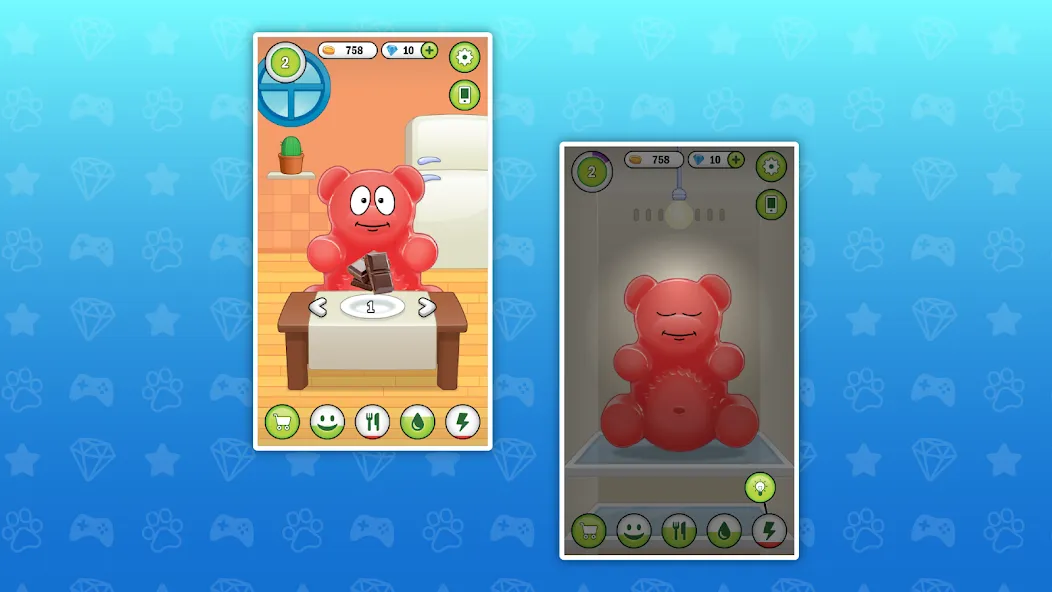 My Jelly Bear Pet [MOD: много монет и все питомцы] Screenshot 2