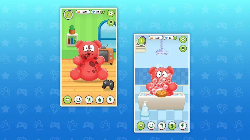My Jelly Bear Pet [MOD: много монет и все питомцы] Screenshot 5