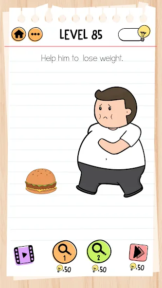 Brain Test 2: Tricky Stories [MOD: безлимитные подсказки и открыты все уровни] Screenshot 1