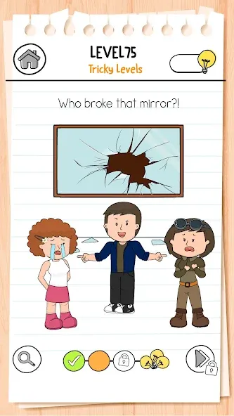 Brain Test 3: Tricky Quests [MOD: безлимитные подсказки и все уровни] Screenshot 5
