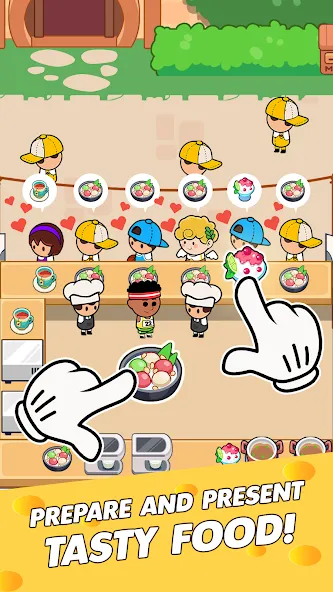 Food Fever: Restaurant Tycoon [MOD: безлимитные деньги и алмазы] Screenshot 3