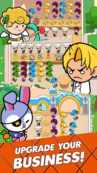 Food Fever: Restaurant Tycoon [MOD: безлимитные деньги и алмазы] Screenshot 4