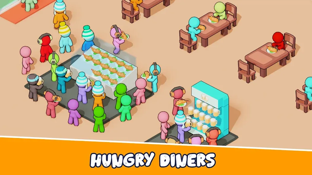 Kitchen Fever: Food Tycoon [MOD: много денег и алмазов] Screenshot 2