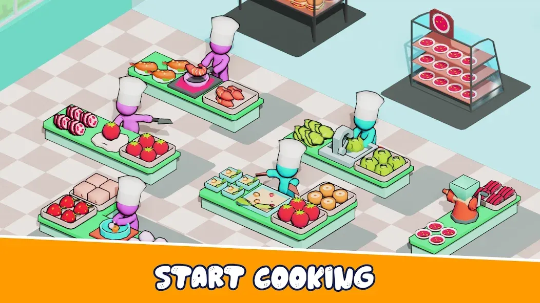 Kitchen Fever: Food Tycoon [MOD: много денег и алмазов] Screenshot 3