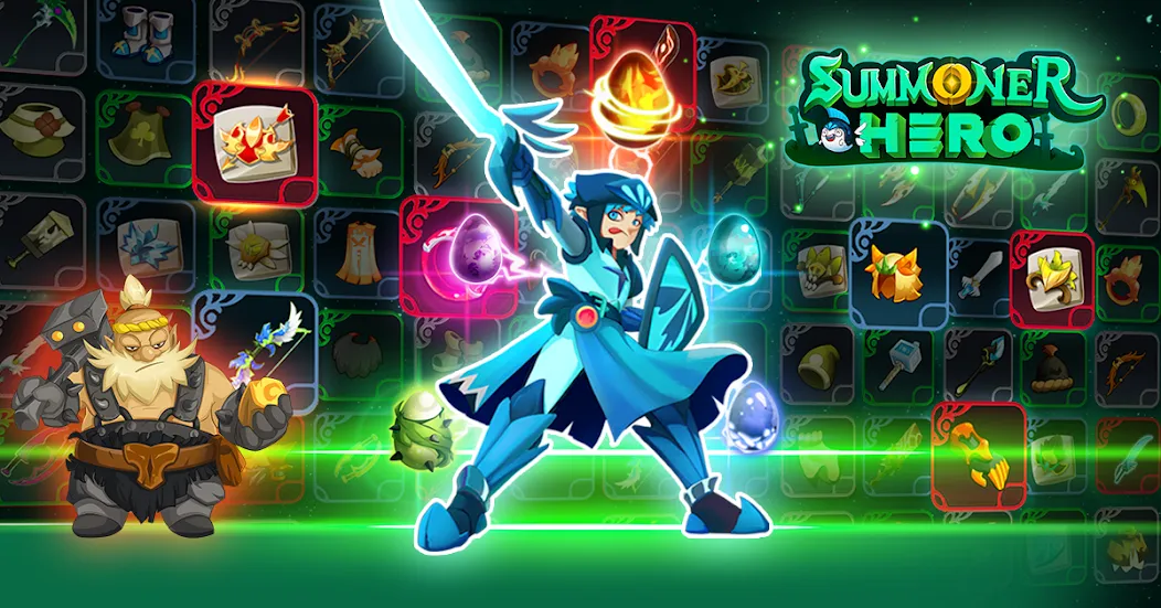 Summoner Hero: Epic Battle [MOD: много денег и все герои открыты] Screenshot 2