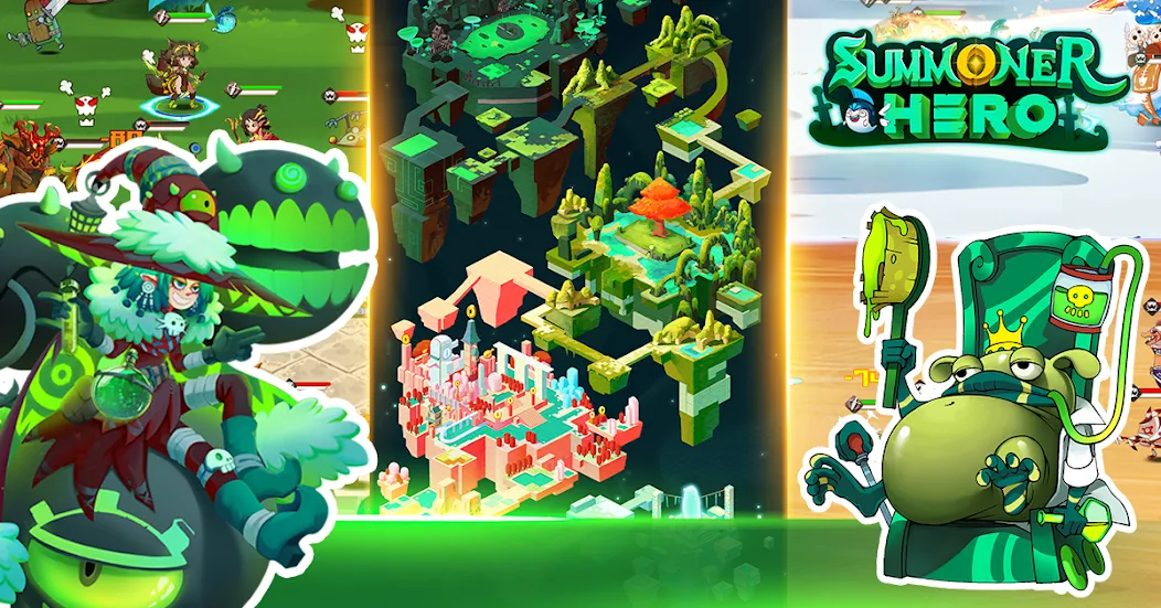 Summoner Hero: Epic Battle [MOD: много денег и все герои открыты] Screenshot 3