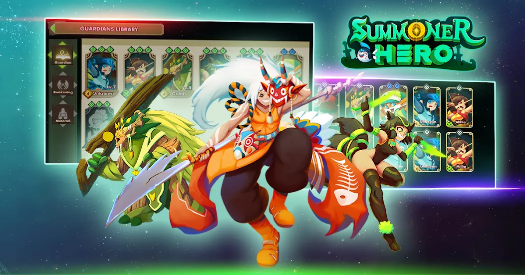Summoner Hero: Epic Battle [MOD: много денег и все герои открыты] Screenshot 4