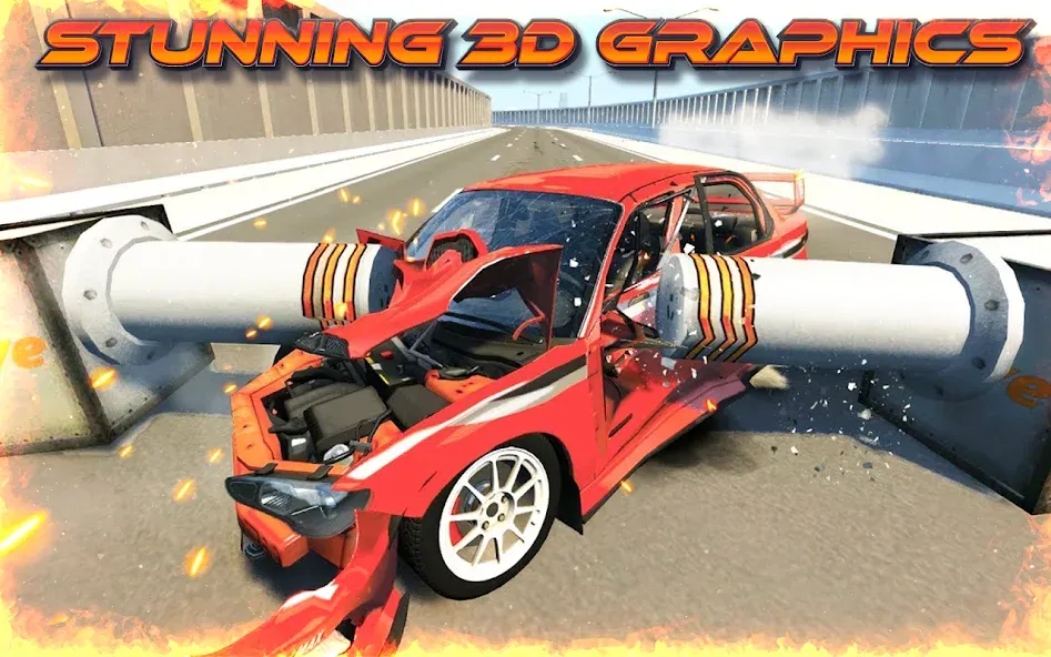 Highway Crash Car Race [MOD: безлимитные деньги и все машины] Screenshot 2