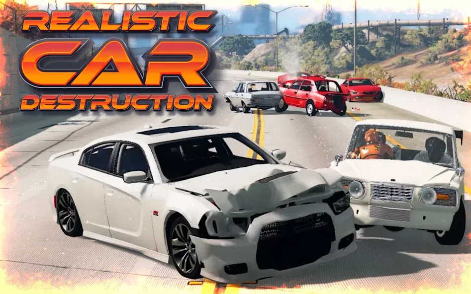 Highway Crash Car Race [MOD: безлимитные деньги и все машины] Screenshot 5