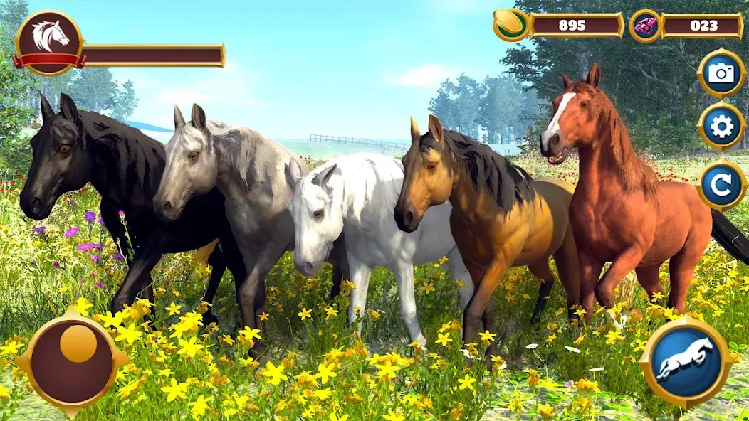 Virtual Horse Family Simulator [MOD: бесконечные деньги и ресурсы] Screenshot 2