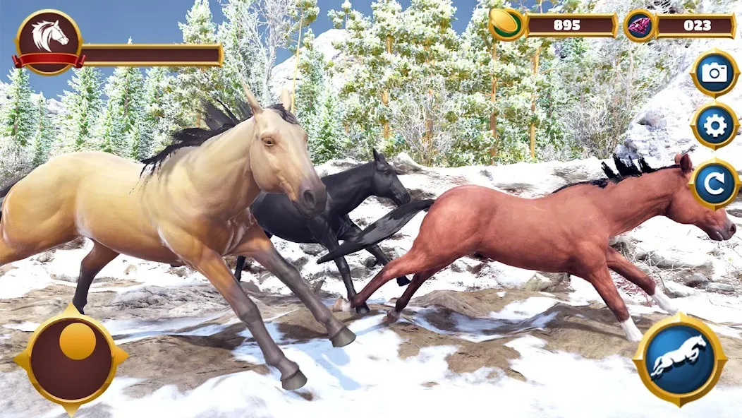 Virtual Horse Family Simulator [MOD: бесконечные деньги и ресурсы] Screenshot 3