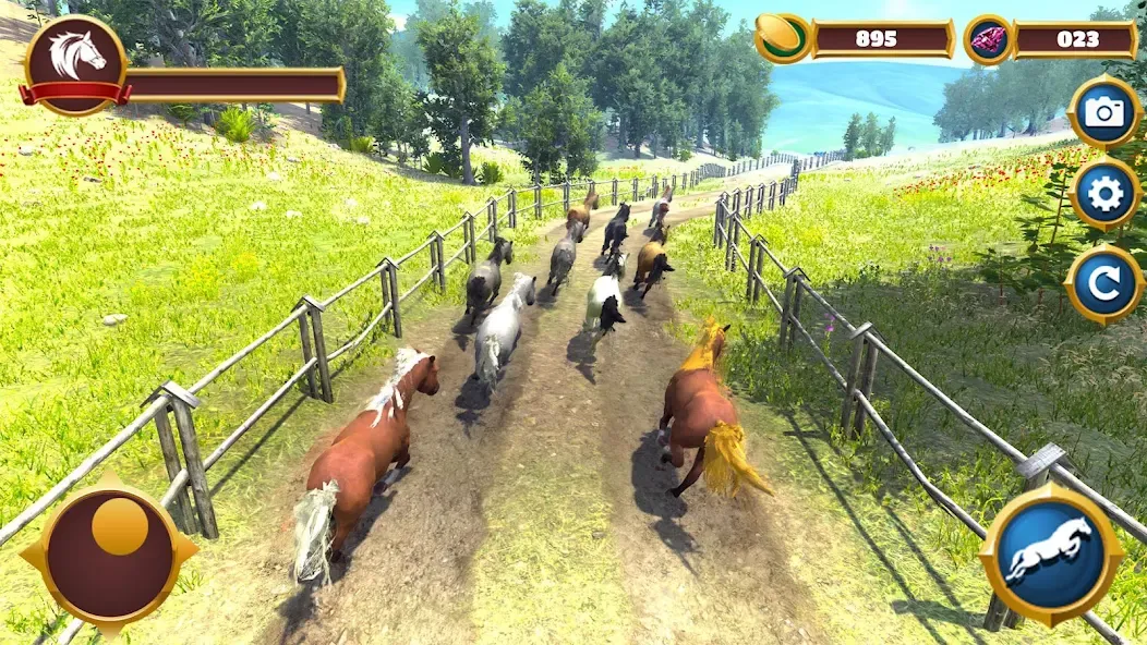 Virtual Horse Family Simulator [MOD: бесконечные деньги и ресурсы] Screenshot 5