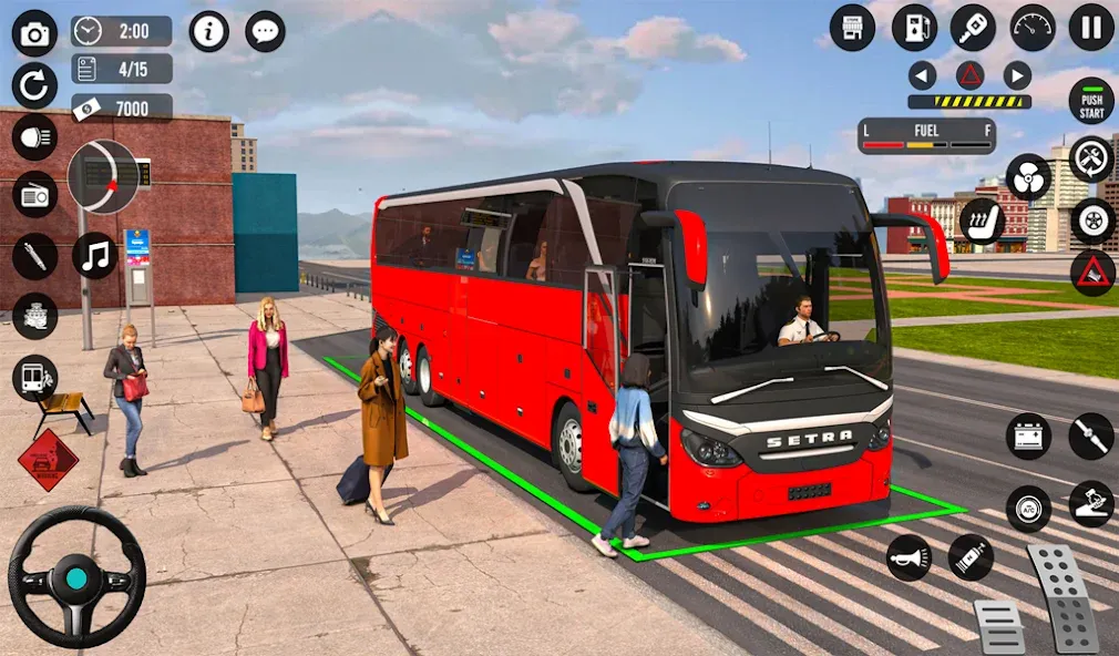 Bus Simulator 3D: Bus Games [MOD: безлимитные деньги и топливо] Screenshot 4