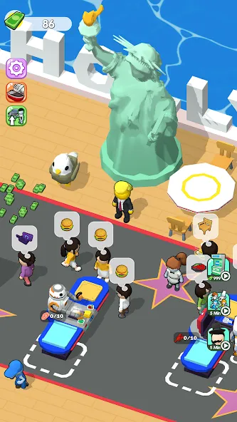 Sea Restaurant - Travel Tycoon [MOD: безлимитные деньги и ресурсы] Screenshot 3