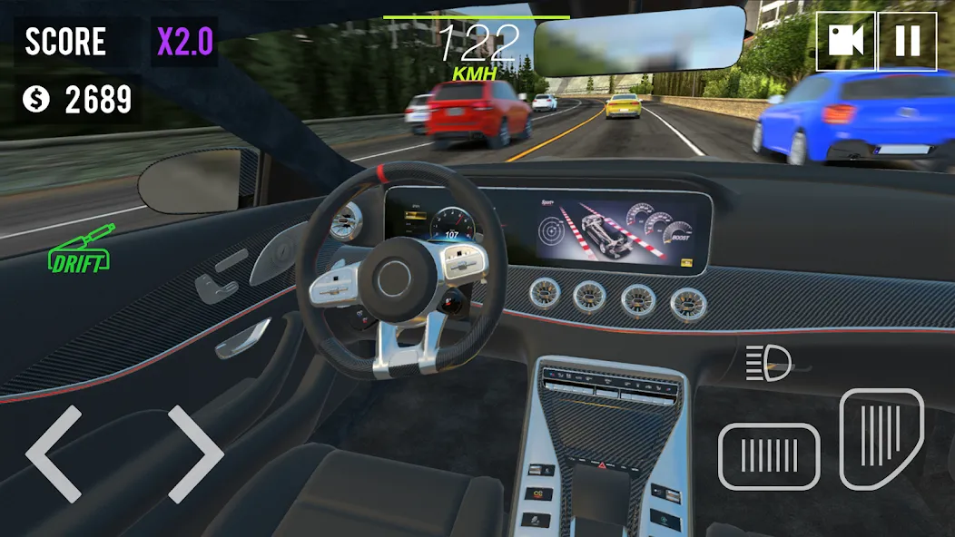 Racing in Car 2021 [MOD: безлимитные деньги и все машины] Screenshot 4